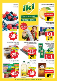 Naujausias IKI kaininis katalogas 2025.01.06 - 2025.01.12