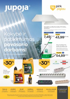 JUPOJA akcijų ir nuolaidų leidinys 2025.03.04 - 2025.04.07