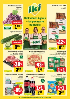 Naujausias IKI kaininis katalogas 2025.03.17 - 2025.03.23