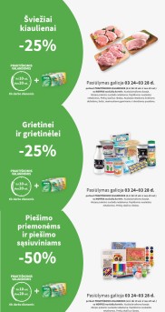 NORFA akcijos PRAKTIŠKOMIS VALANDOMIS kovo 24 - kovo 28 d.