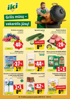 Naujausias IKI kaininis katalogas 2025.04.21 - 2025.04.27