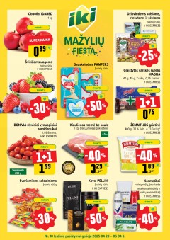 Naujausias IKI kaininis katalogas 2025.04.28 - 2025.05.04