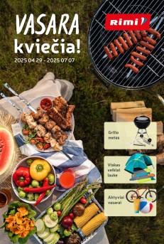 RIMI katalogas "Vasara kviečia !" 2025.04.29 - 2025.07.07