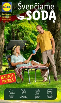 LIDL katalogas "Švenčiame sodą" galioja nuo 2025.05.12