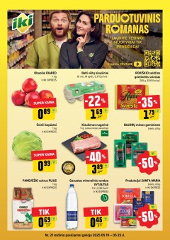 IKI SAVAITĖLĖ akcijų ir nuolaidų leidinys Nr.21 2025.05.19 - 2025.05.25