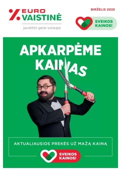 EUROVAISTINĖ akcijų ir nuolaidų leidinys 2025.06.01 - 2025.06.30