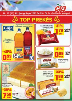 Naujas ČIA leidinys nuo 2025.06.03 iki 2025.06.16