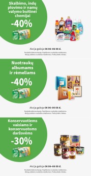NORFA savaitgalio akcijos galioja birželio 6 - birželio 8 d.