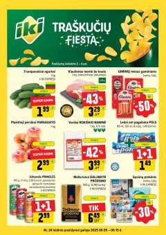 IKI SAVAITĖLĖ akcijų ir nuolaidų leidinys Nr.24 2025.06.09 - 2025.06.15
