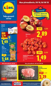 LIDL akcijų ir nuolaidų leidinys 2025.06.16 - 2025.06.22