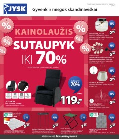 Naujas JYSK leidinys galioja 2025.07.01 - 2025.07.14