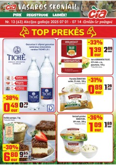 Naujas ČIA leidinys nuo 2025.07.01 iki 2025.07.14