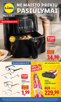 LIDL ne maisto prekių leidinys 2025.07.14 - 2025.07.20