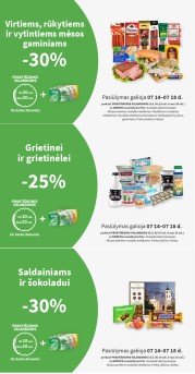 NORFA akcijos PRAKTIŠKOMIS VALANDOMIS liepos 14 - liepos 18 d.