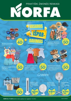 Naujausias NORFA kaininis katalogas 2025.08.07 - 2025.08.20