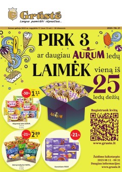 GRŪSTĖ akcijų ir nuolaidų leidinys 2025.08.11 - 2025.08.20