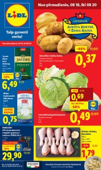 Naujausias LIDL kaininis katalogas 2025.08.18 - 2025.08.24