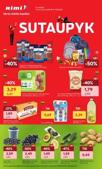 Naujausias RIMI kaininis katalogas 2025.08.19 - 2025.08.25