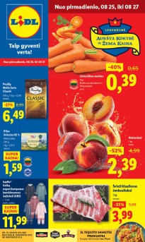 Naujausias LIDL kaininis katalogas 2025.08.25 - 2025.08.31