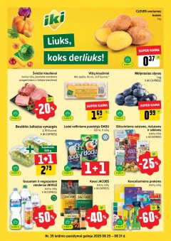 Naujausias IKI kaininis katalogas 2025.08.25 - 2025.08.31