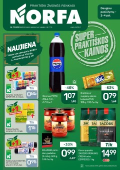 Naujausias NORFA kaininis katalogas 2025.09.04 - 2025.09.17