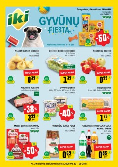Naujausias IKI kaininis katalogas 2025.09.22 - 2025.09.28