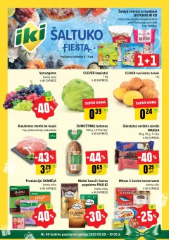 Naujausias IKI kaininis katalogas 2025.09.29 - 2025.10.05