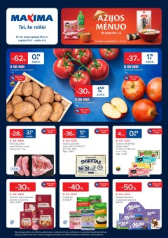 Naujausias MAXIMA kaininis katalogas 2025.09.30 - 2025.10.06