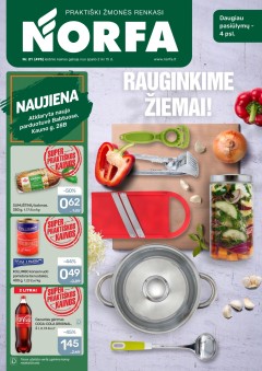Naujausias NORFA kaininis katalogas 2025.10.02 - 2025.10.15