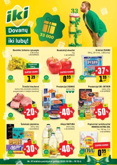 Naujausias IKI kaininis katalogas 2025.10.06 - 2025.10.12