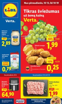 Naujausias LIDL kaininis katalogas 2025.10.13 - 2025.10.19