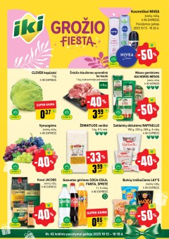 Naujausias IKI kaininis katalogas 2025.10.13 - 2025.10.19