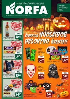Naujausias NORFA kaininis katalogas 2025.10.16 - 2025.10.29