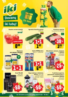 Naujausias IKI kaininis katalogas 2025.10.20 - 2025.10.26