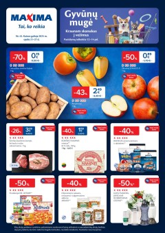 Naujausias MAXIMA kaininis katalogas 2025.10.21 - 2025.10.27