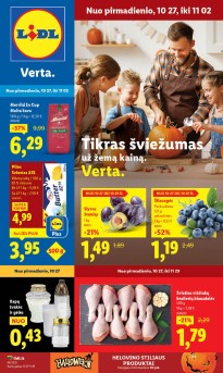 Naujausias LIDL kaininis katalogas 2025.10.27 - 2025.11.02
