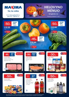 Naujausias MAXIMA kaininis katalogas 2025.10.28 - 2025.11.03