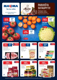 Naujausias MAXIMA kaininis katalogas 2025.11.04 - 2025.11.10