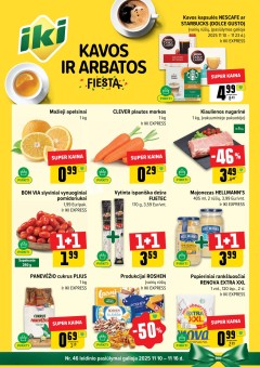 Naujausias IKI kaininis katalogas 2025.11.10 - 2025.11.16
