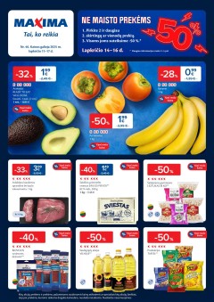 Naujausias MAXIMA kaininis katalogas 2025.11.11 - 2025.11.17