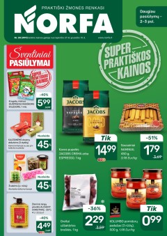 Naujausias NORFA kaininis katalogas 2025.11.27 - 2025.12.10
