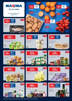 Naujausias MAXIMA kaininis katalogas 2025.12.02 - 2025.12.08