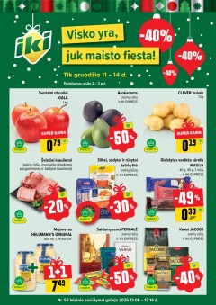 Naujausias IKI kaininis katalogas 2025.12.08 - 2025.12.14