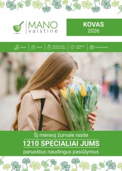 MANO vaistinės akcijų ir nuolaidų leidinys 2026.03.01 - 2026.03.31