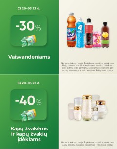 NORFA savaitgalio akcijos galioja kovo 20 - kovo 22 d.