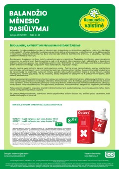 RAMUNĖLĖS vaistinės akcijų ir nuolaidų leidinys 2026.04.01 - 2026.04.30