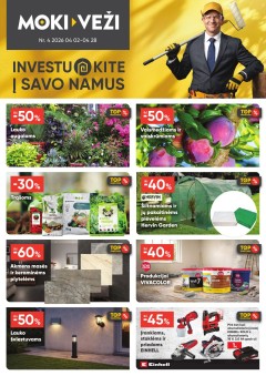 Naujas MOKI VEŽI akcijų ir nuolaidų leidinys Nr.4 2026.04.02 iki 2026.04.28