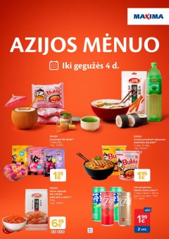 MAXIMA katalogas "AZIJOS MĖNUO" galioja iki 2026.05.04
