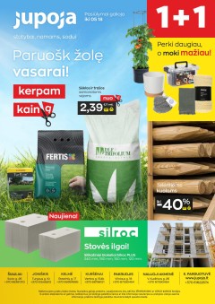 JUPOJA akcijų ir nuolaidų leidinys galioja iki 2026.05.18