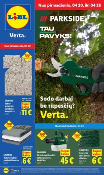 LIDL ne maisto prekių leidinys 2026.04.20 - 2026.04.26